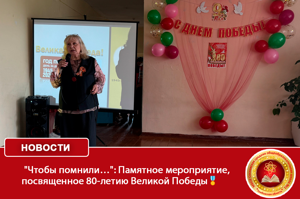 &amp;quot;Чтобы помнили…&amp;quot;: Памятное мероприятие, посвященное 80-летию Великой Победы.