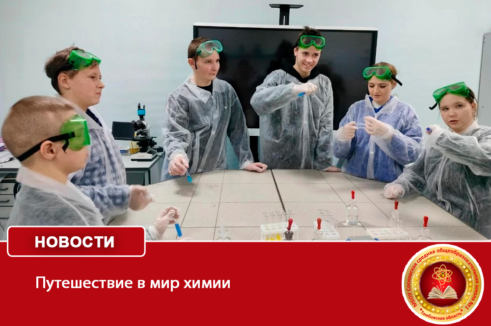 Путешествие в мир химии.