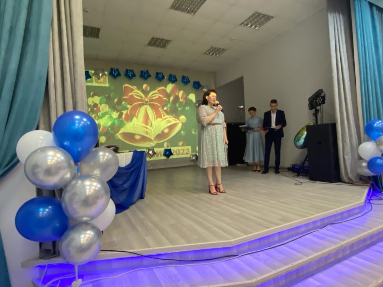 Выпускной у девятиклассников.